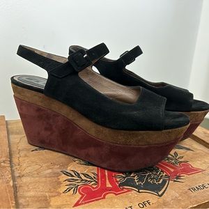 Marni Platform Suede Sandals